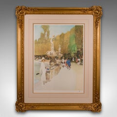 Large Vintage Limited Edition Art Print, English, Framed, William Russell Flint