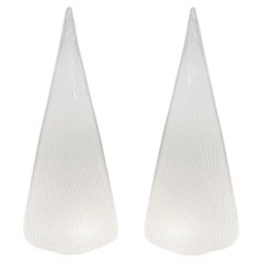 Grande lampe vintage Lino Tagliapietra Murano Vetri Pyramide, deux disponibles