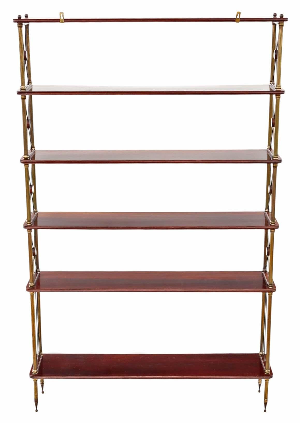 Grande bibliothèque vintage - Étagères d'exposition de qualité par Maison Jansen en vente 3