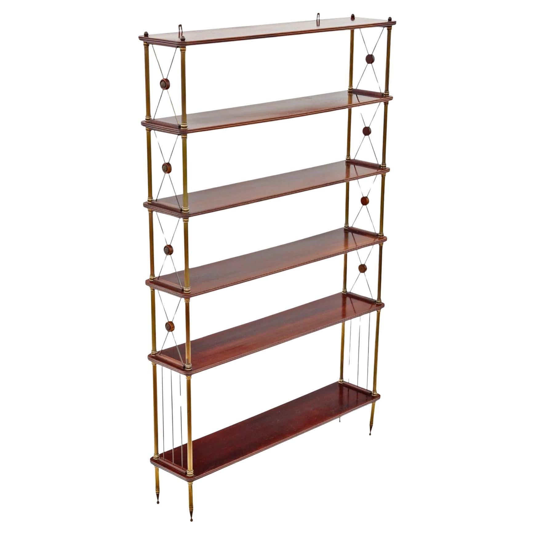 Large Vintage Bookcase – Fine Quality Display Shelving by Maison Jansen
