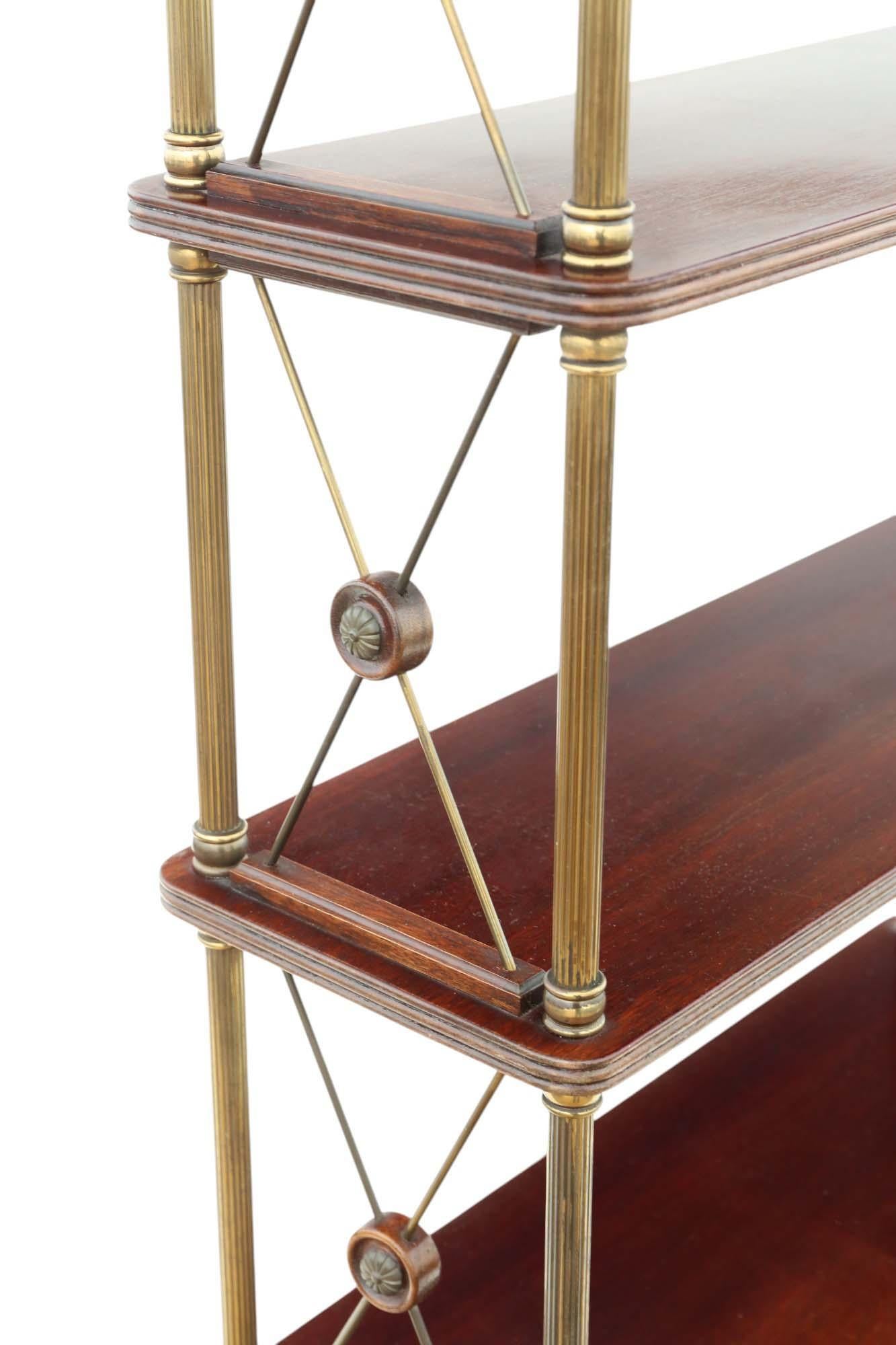 Mid-20th Century Large Vintage Bookcase Fine Quality Display Shelving by Maison Jansen