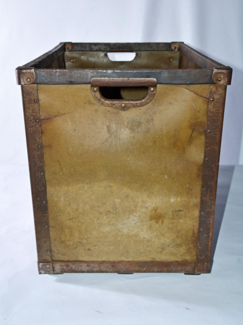 Industrial Vintage Mail Bin