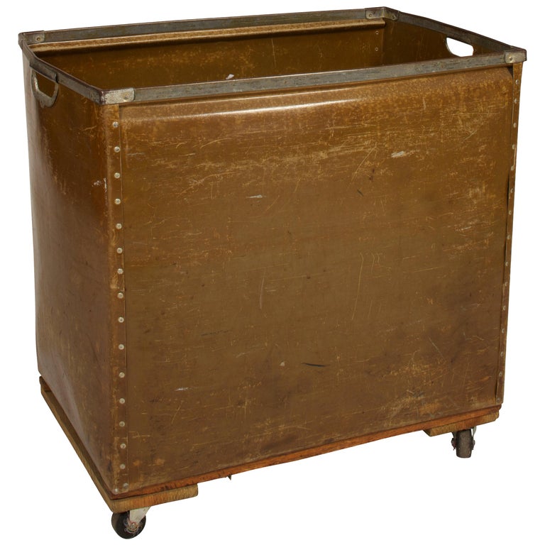 Large Vintage Mail Cart on Wheels at 1stDibs
