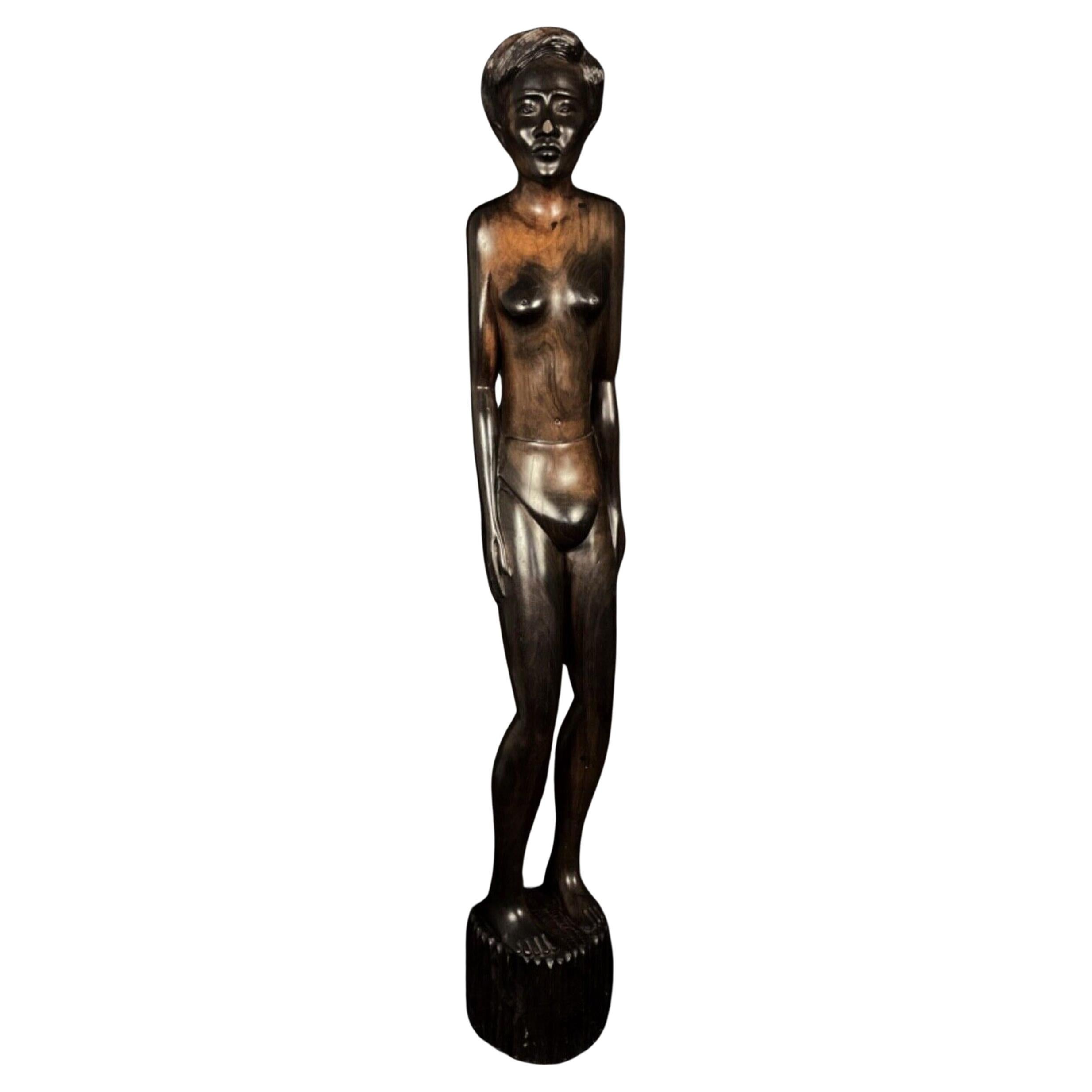 Große handgeschnitzte madagassische Skulptur aus Rosenholz - 1950er Jahre - 2Y408