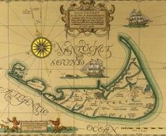 Vintage Map of Nantucket