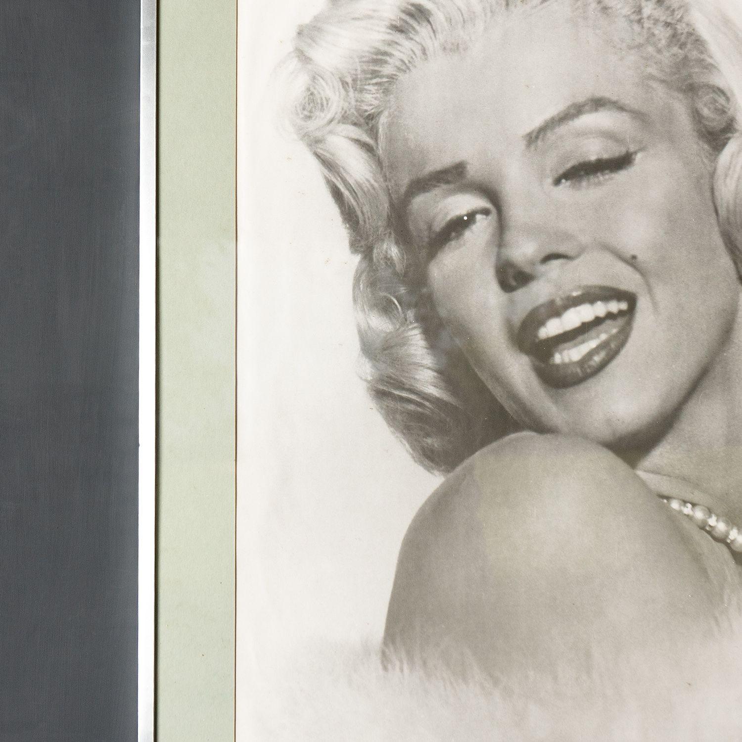 Fin du 20e siècle Grand portrait photographique Marilyn Monroe par Frank Powolny, 1970 en vente
