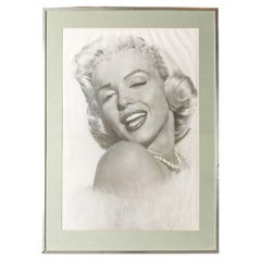 Grand portrait photographique Marilyn Monroe par Frank Powolny, 1970