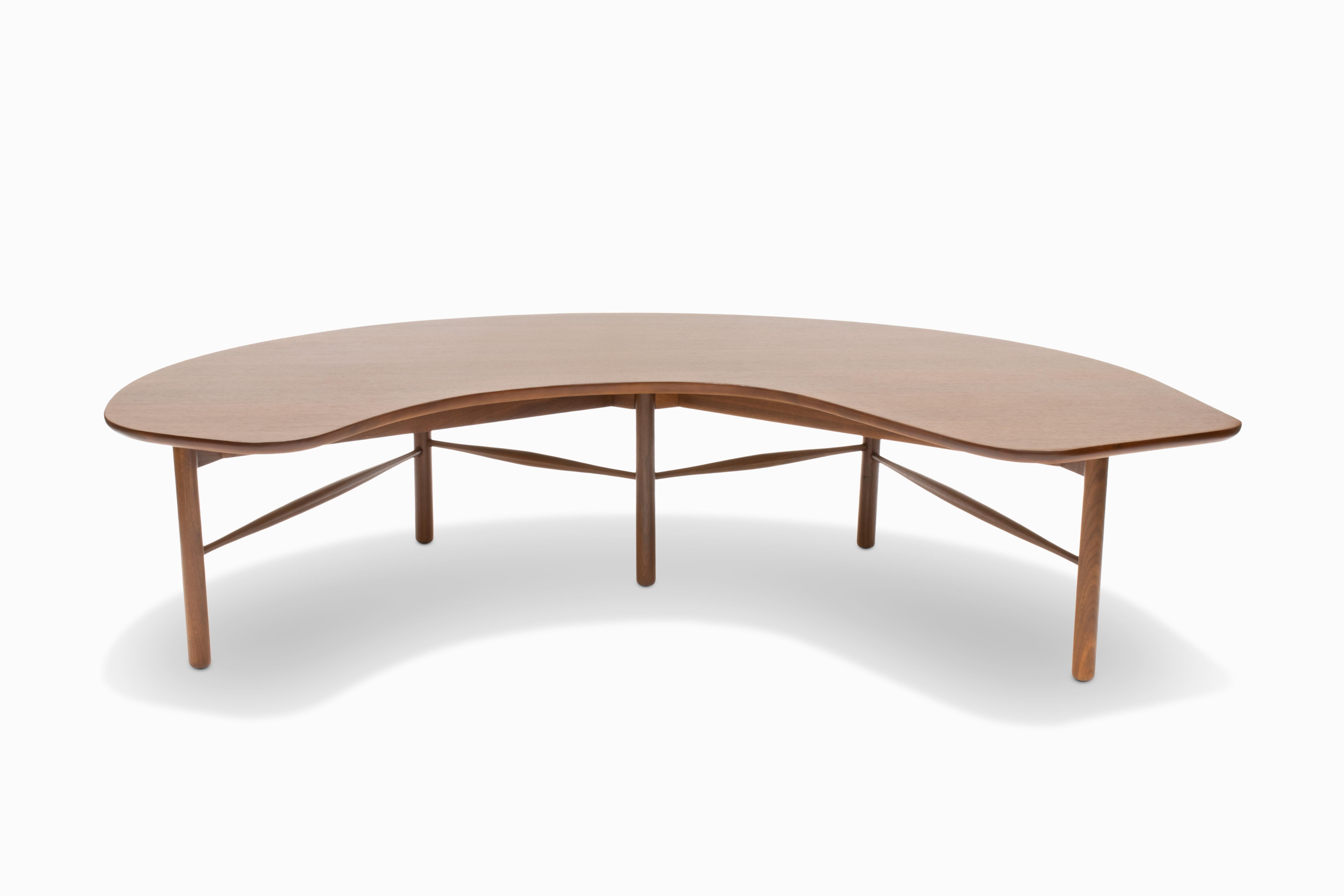 Walnut Large Vintage Mid Century 