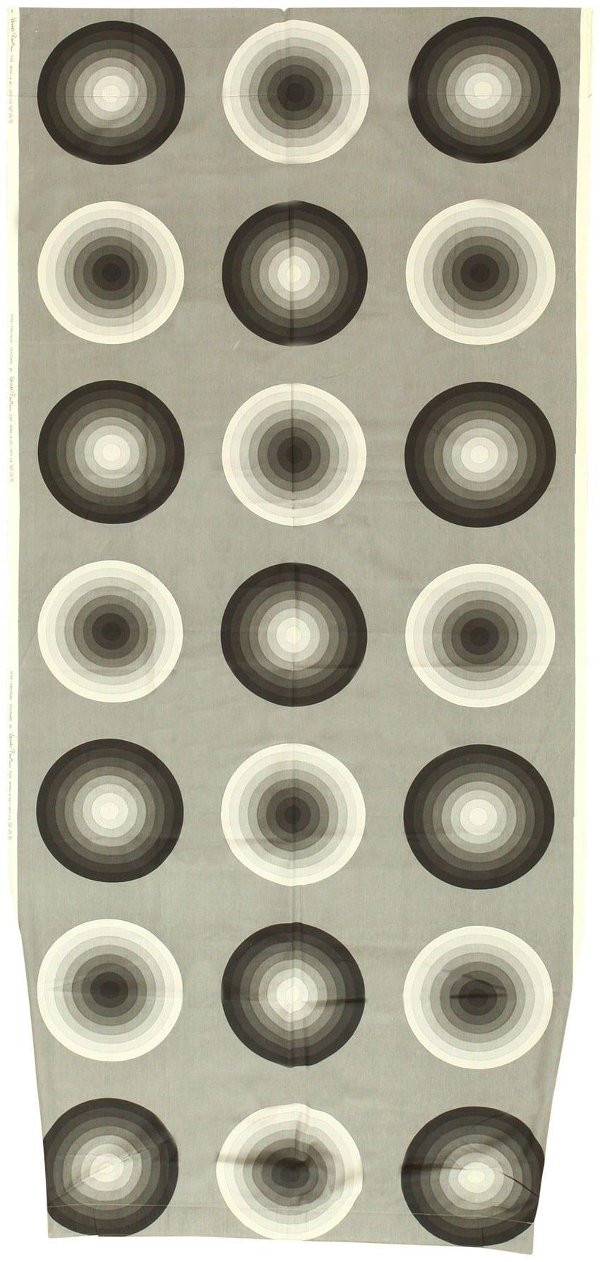 Machine-Made Large Vintage Mid Century Kreis Verner Panton Textile 4'1