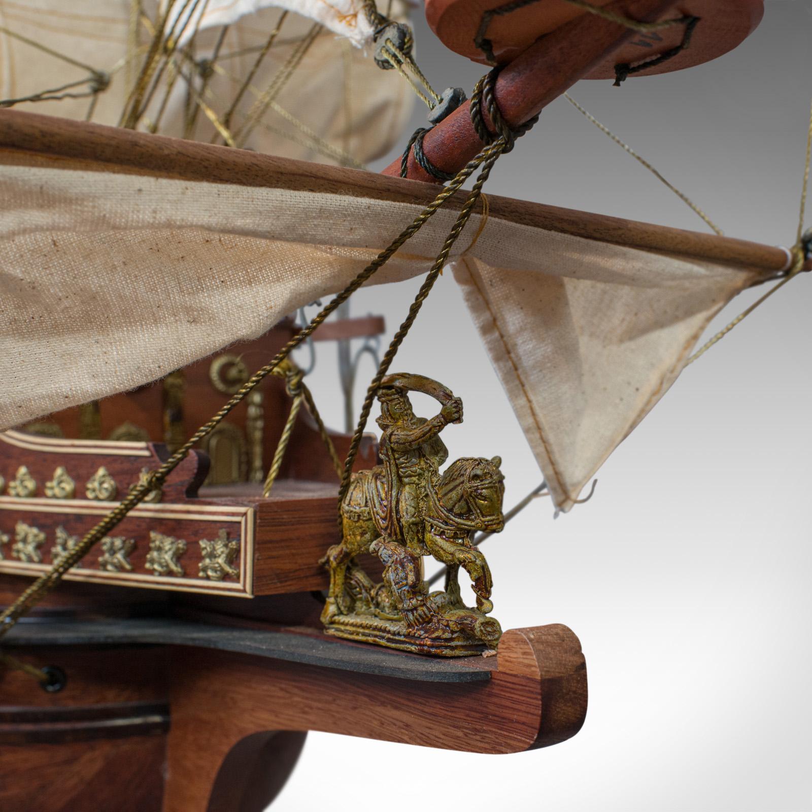 Large Vintage Model, Sovereign of the Seas, English, Mahogany, Collectible, Ship 1
