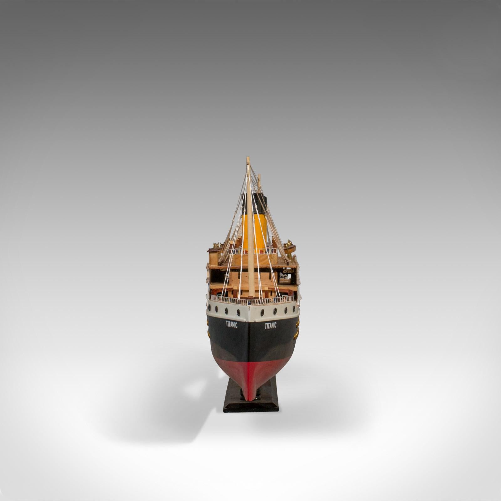model of the titanic ship