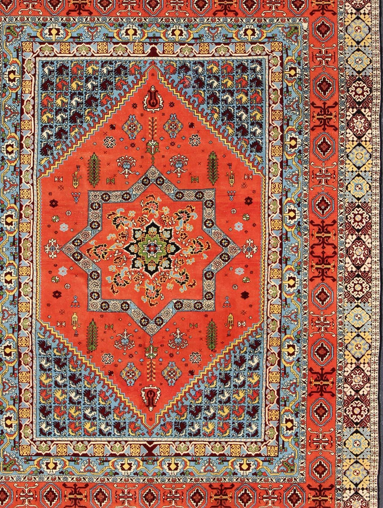 colorful vintage rugs