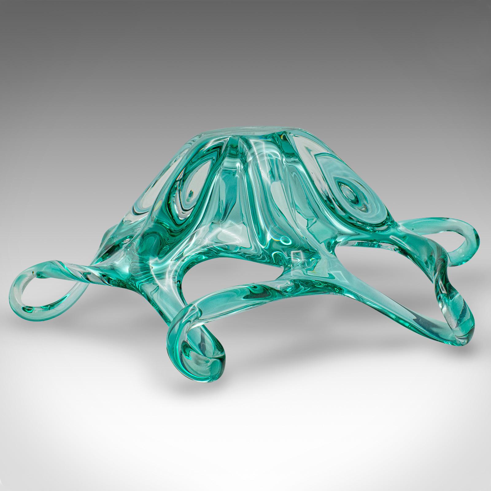 Large Vintage Murano Fruit Bowl, Italian, Art Glass, Serving Dish, Circa 1970 For Sale 6