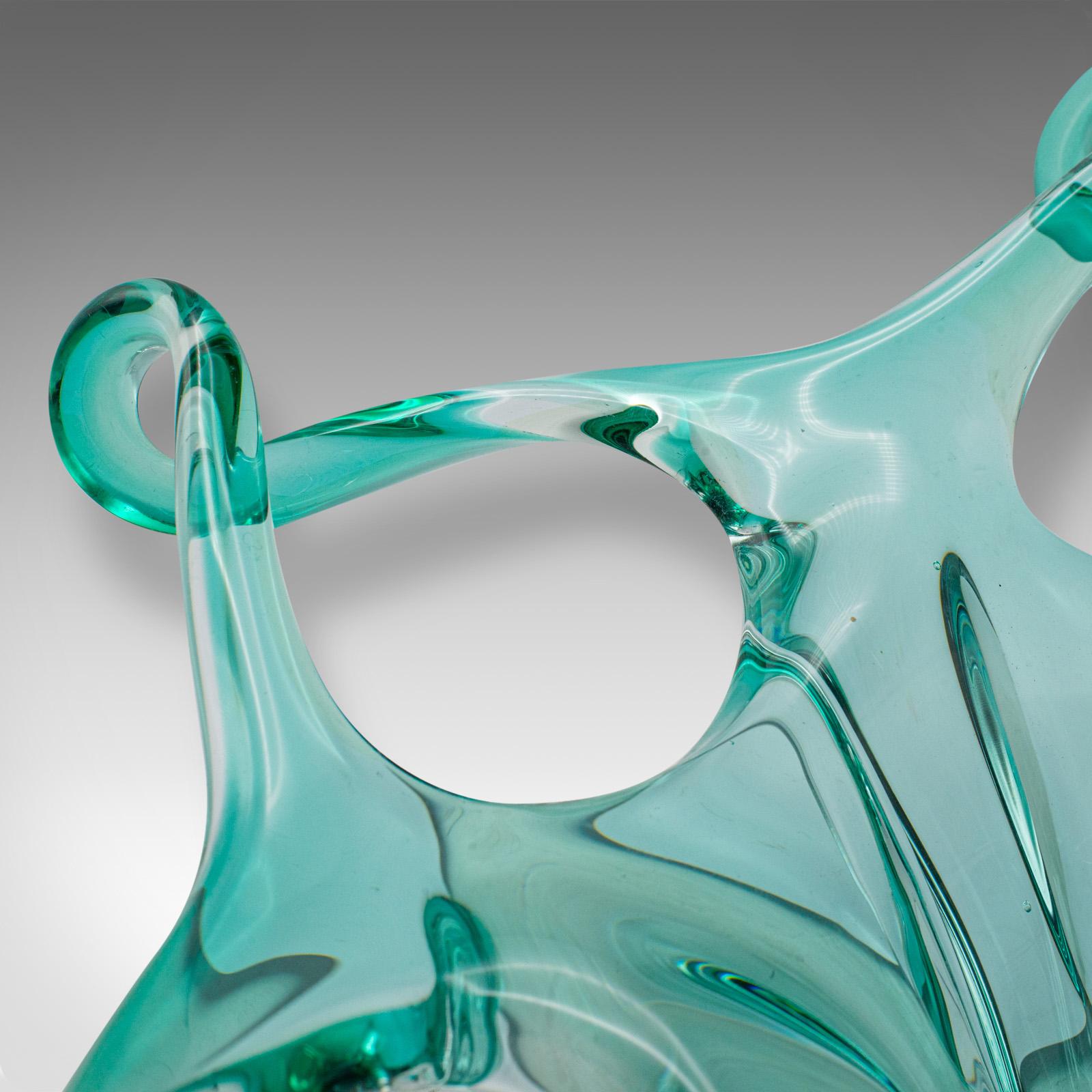 Large Vintage Murano Fruit Bowl, Italian, Art Glass, Serving Dish, Circa 1970 For Sale 2