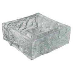 Large Vintage Murano Glass Ashtray Design Italy, 1970s Large Vintage Murano Glass Ashtray Design Italy, 1970s