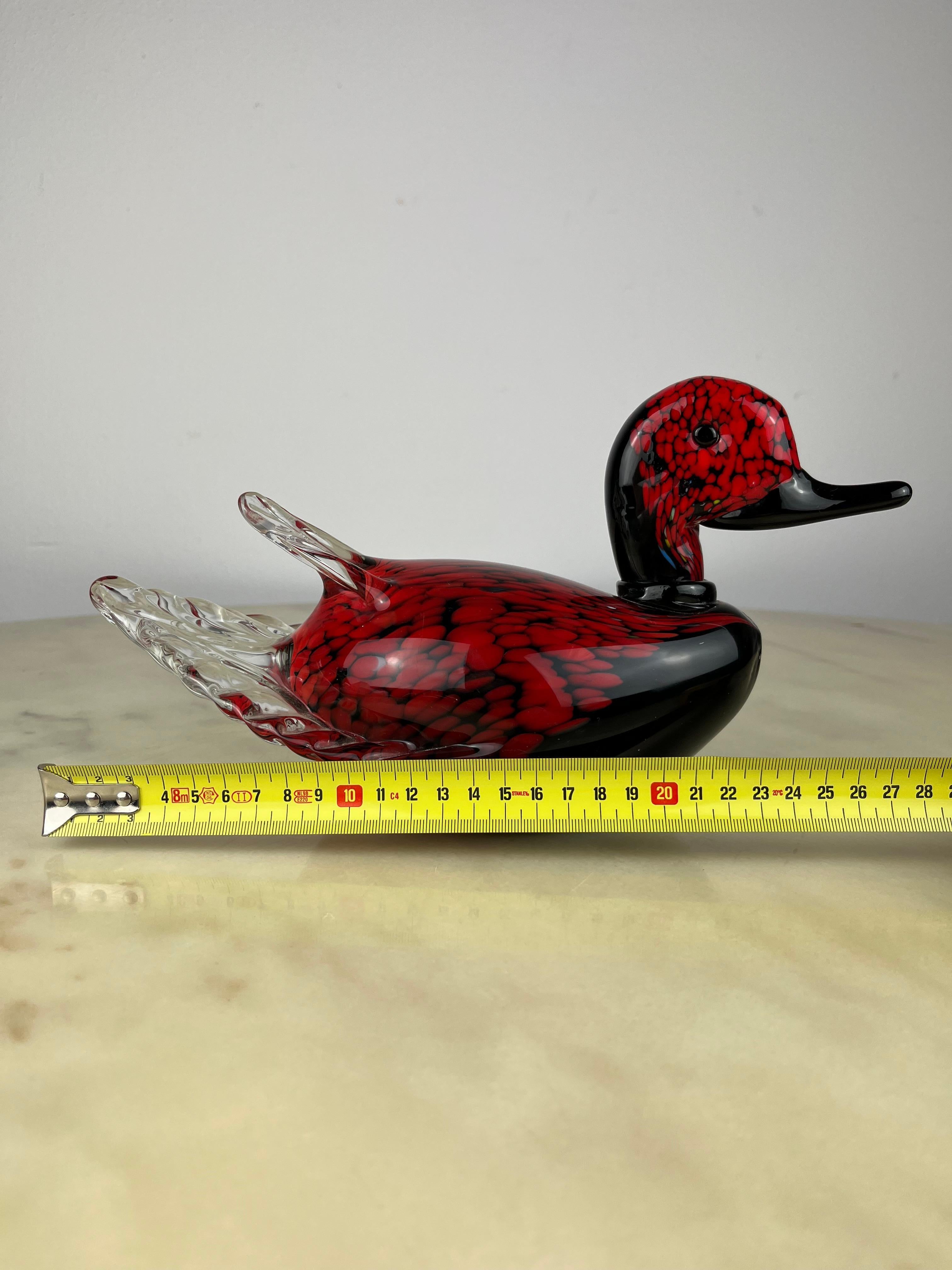 Large Vintage Murano Glass Goose, Italy, 1970s
It has always belonged to my family, purchased by my grandparents in Murano. Perfectly preserved, intact, with small signs of ageing.