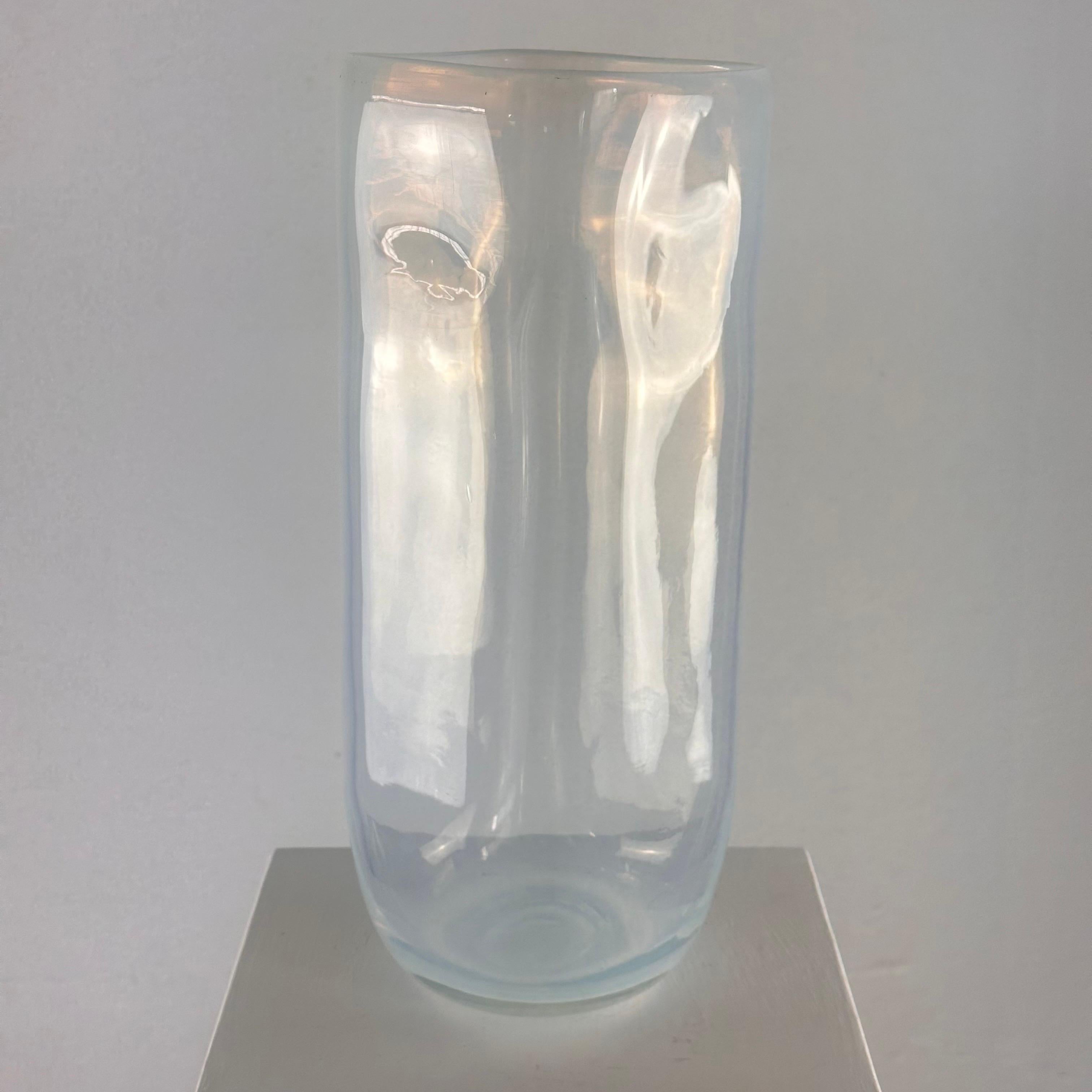 Large Vintage Murano Glass Vase by Carlo Nason for Mazzega, 1970s For Sale 4