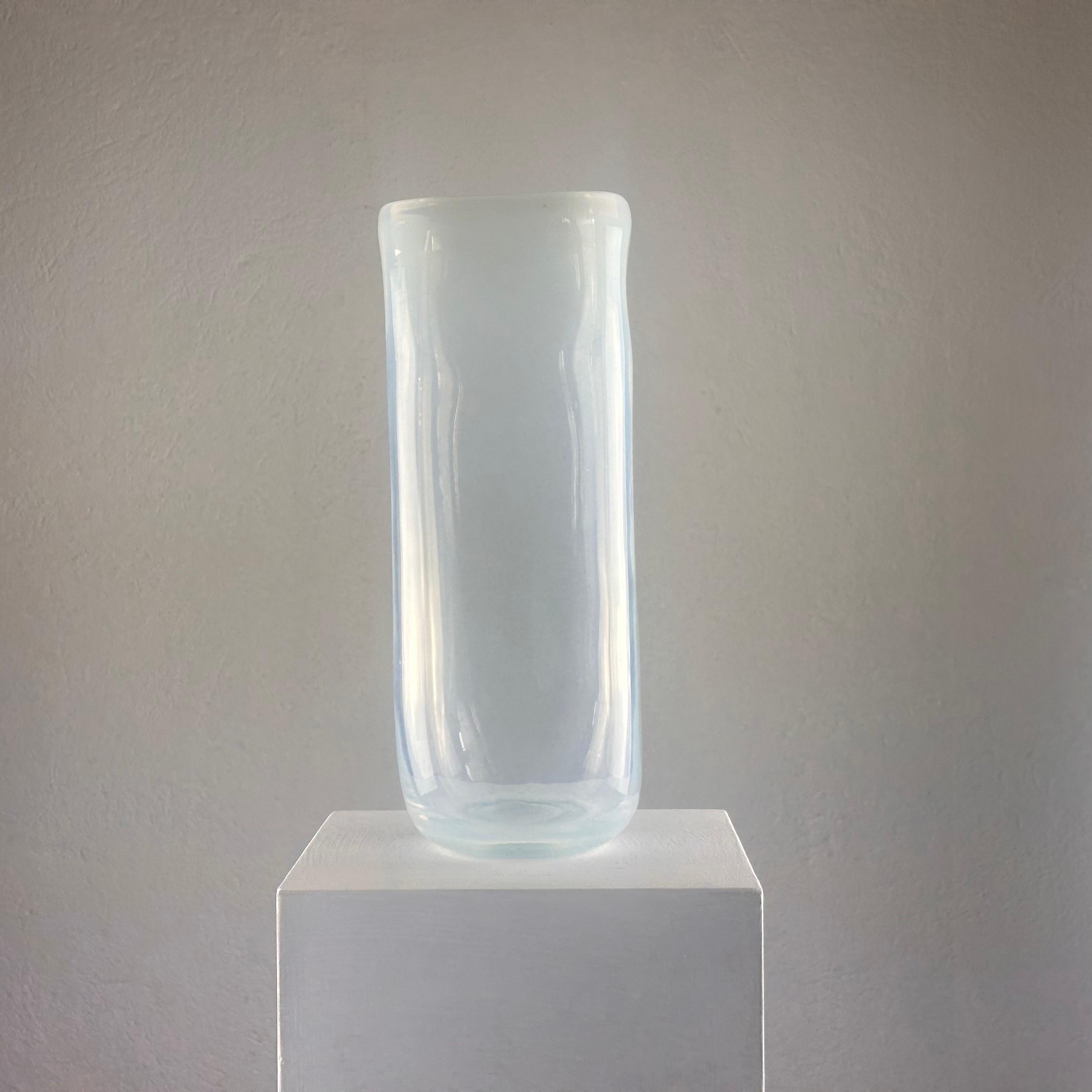 Mid-Century Modern Large Vintage Murano Glass Vase by Carlo Nason for Mazzega, 1970s For Sale