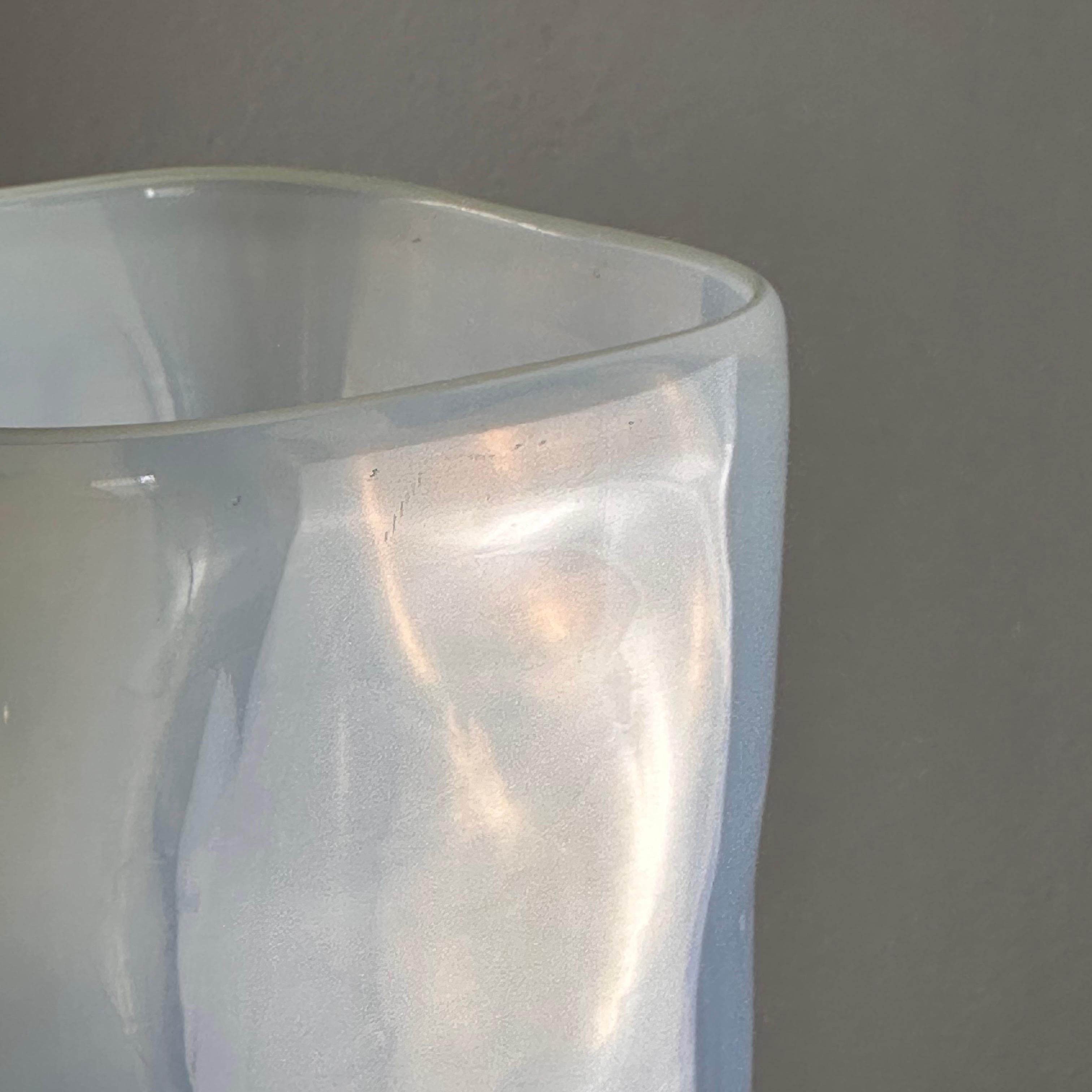 Large Vintage Murano Glass Vase by Carlo Nason for Mazzega, 1970s For Sale 1