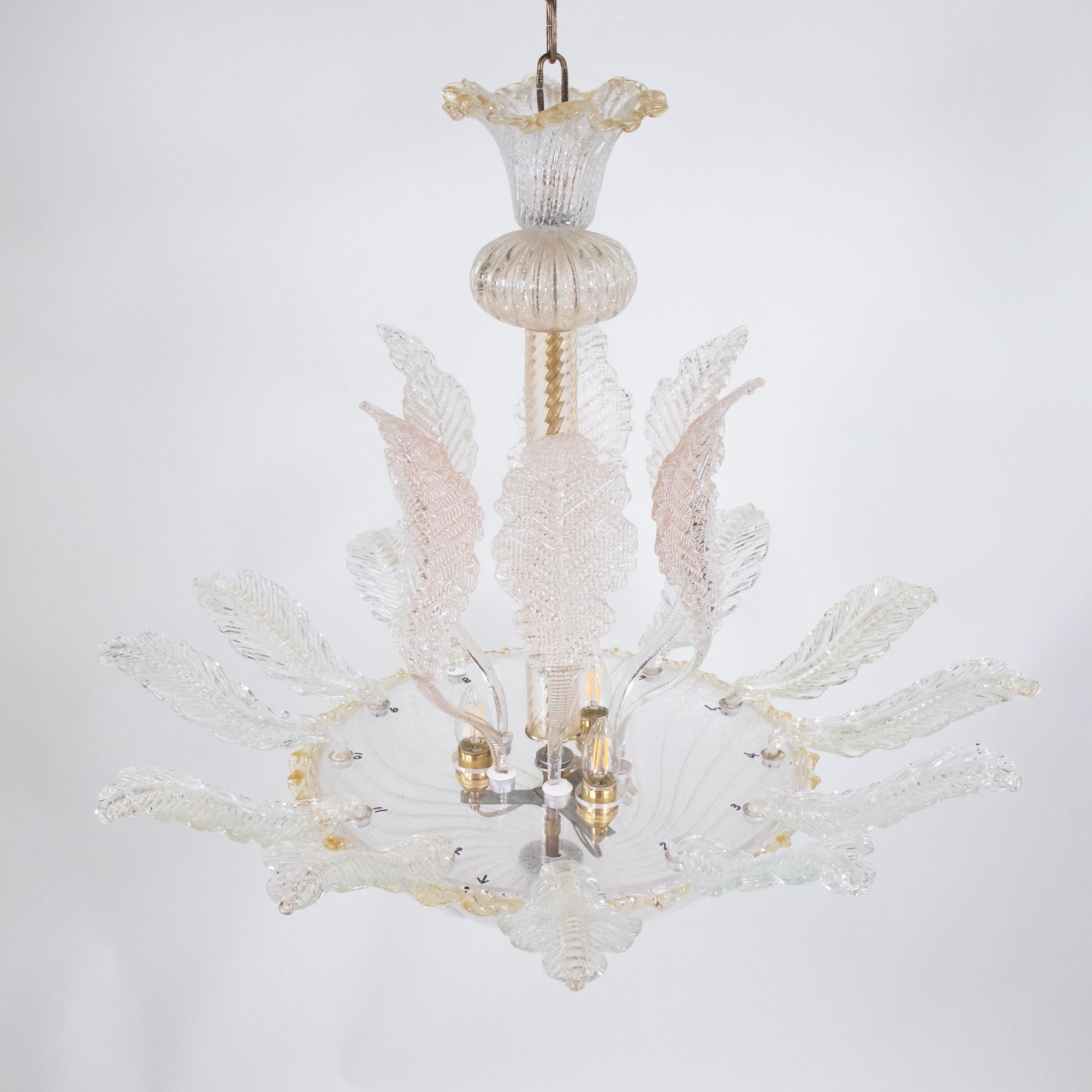 Grand Murano dans le style d'Ercole Barovier en vente 8