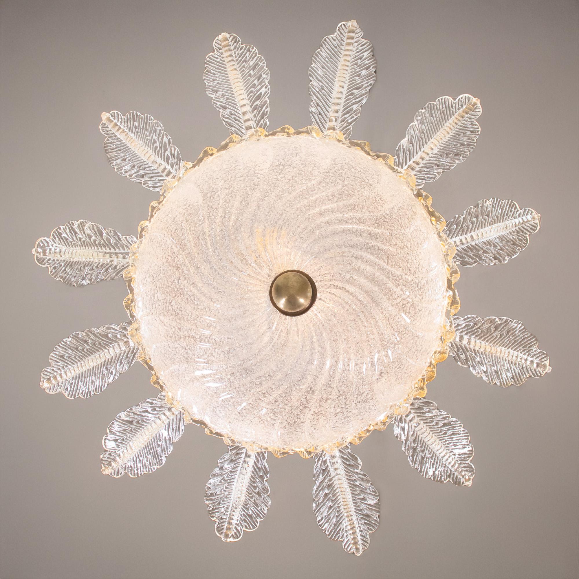 Grand Murano dans le style d'Ercole Barovier en vente 11