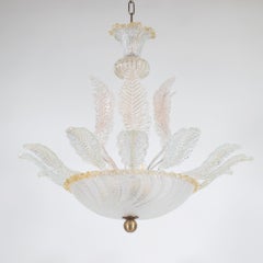 Grande Murano vintage nello stile di Ercole Barovier