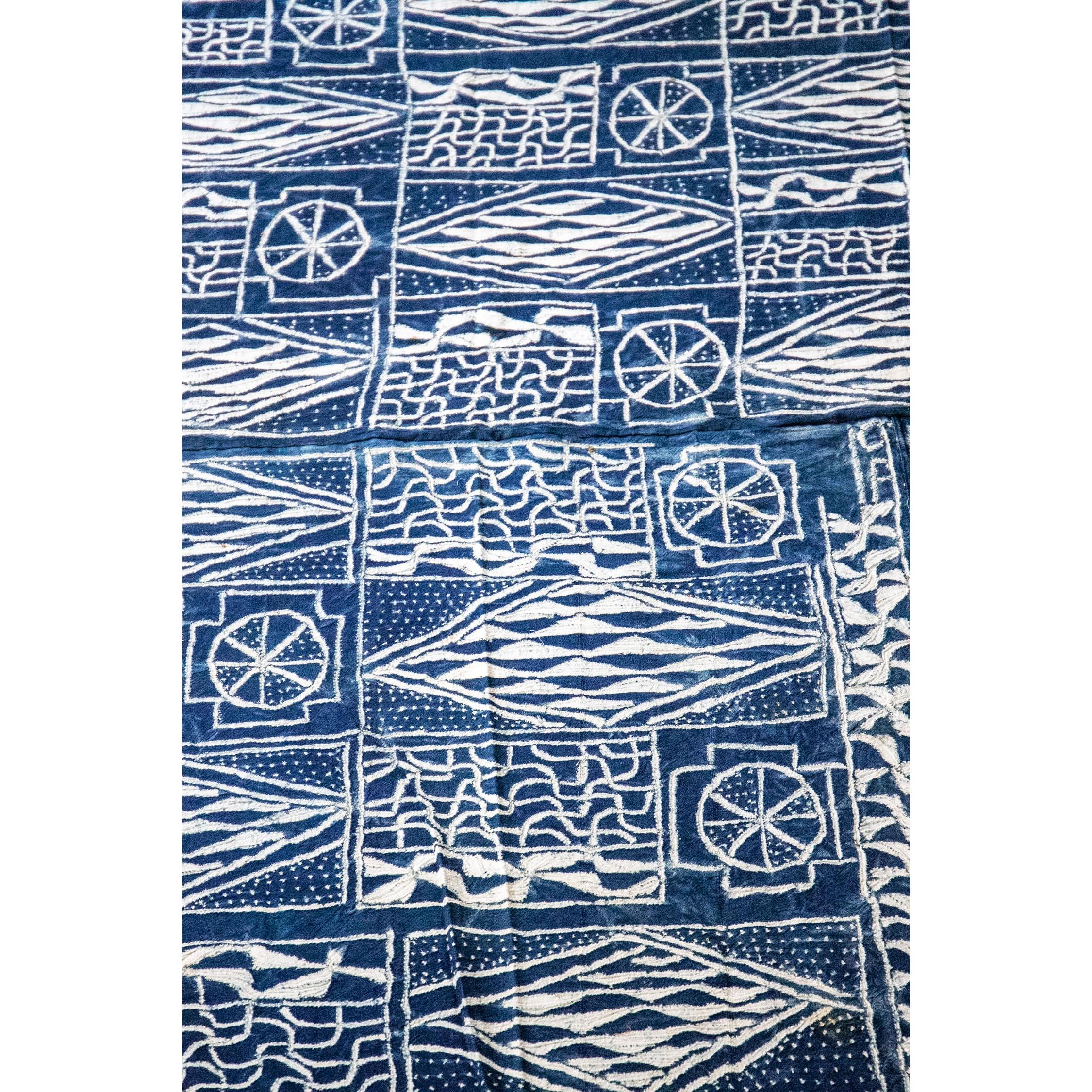 Large Vintage ‘Ndop’ Indigo Cloth or Textile Mid 20th C or Earlier   For Sale 2