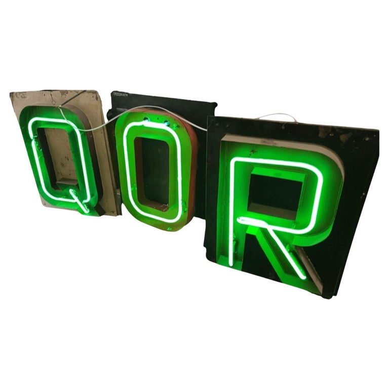 Large Vintage Neon Marquee Letters from the Iconic Pan-Pacific ...