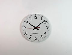 Grande orologio da parete per ufficio vintage di Elektročas, anni '90