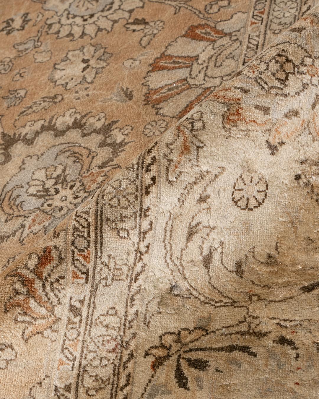 Grande tappeto persiano Tabriz vintage, 1920 circa  10'5 x 15'6 in vendita 6