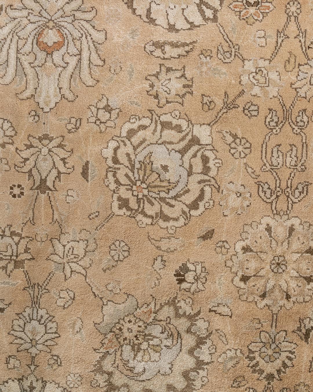 Grande tappeto persiano Tabriz vintage, 1920 circa  10'5 x 15'6 In condizioni buone in vendita a New York, NY