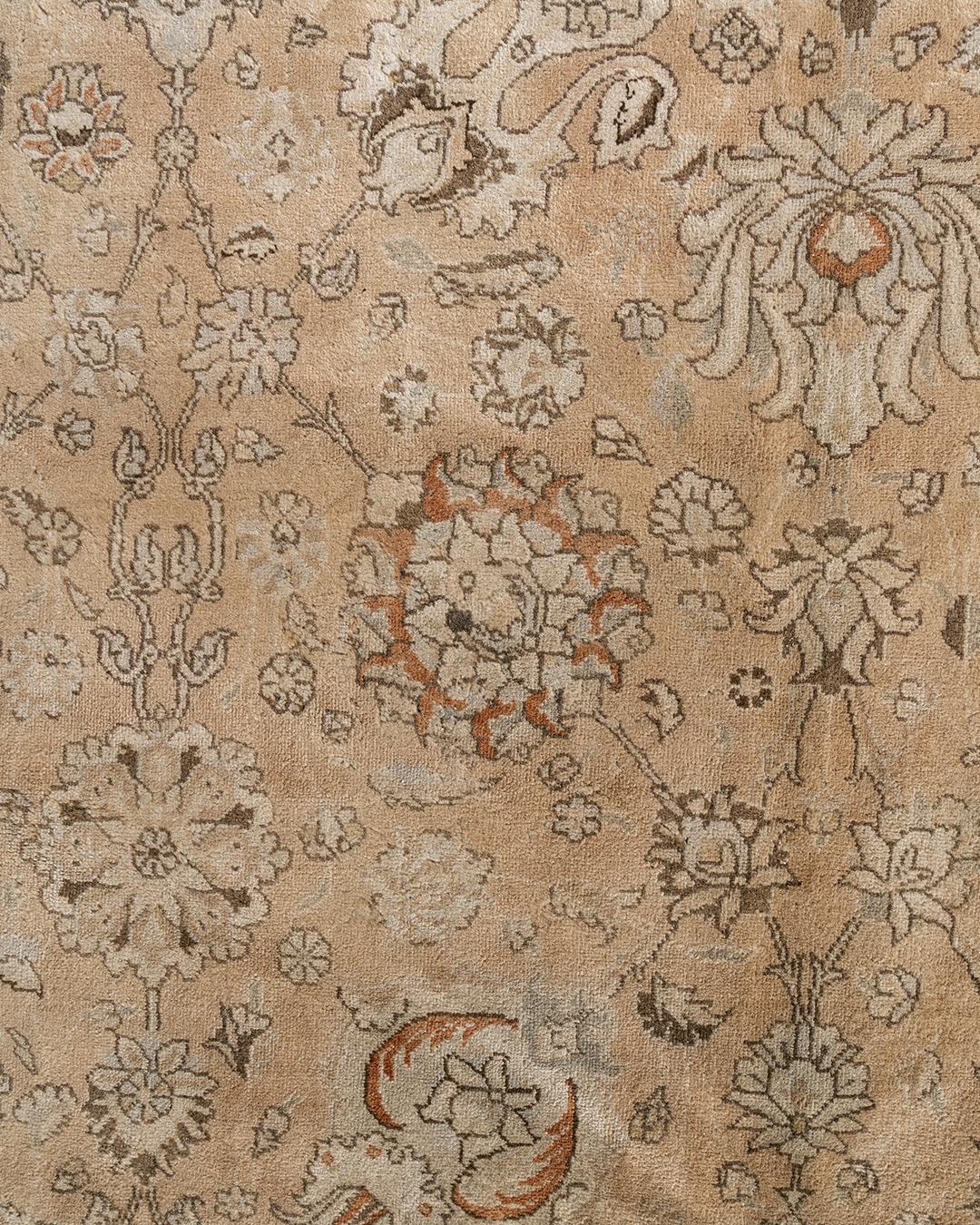 XX secolo Grande tappeto persiano Tabriz vintage, 1920 circa  10'5 x 15'6 in vendita