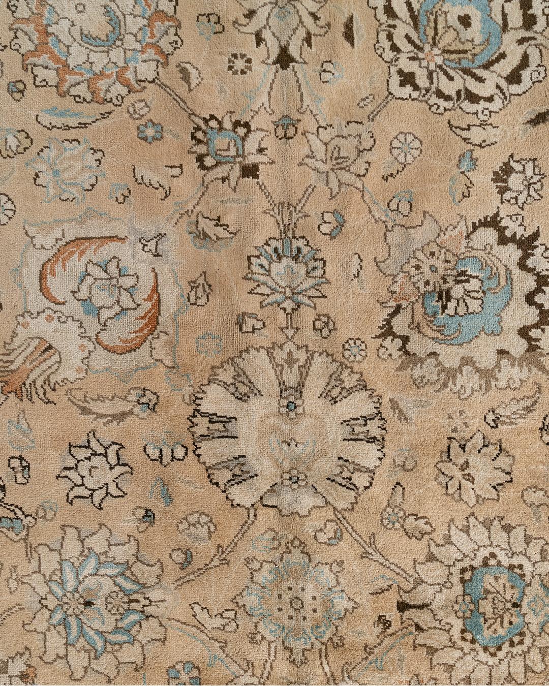 Grande tappeto persiano Tabriz vintage, 1920 circa  10'5 x 15'6 in vendita 1