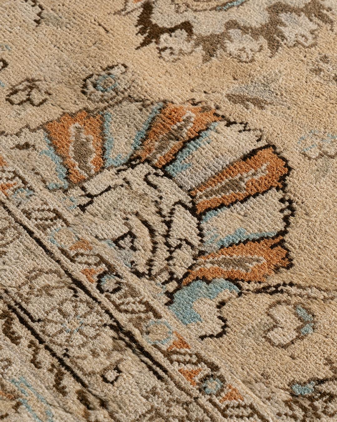 Grande tappeto persiano Tabriz vintage, 1920 circa  10'5 x 15'6 in vendita 2