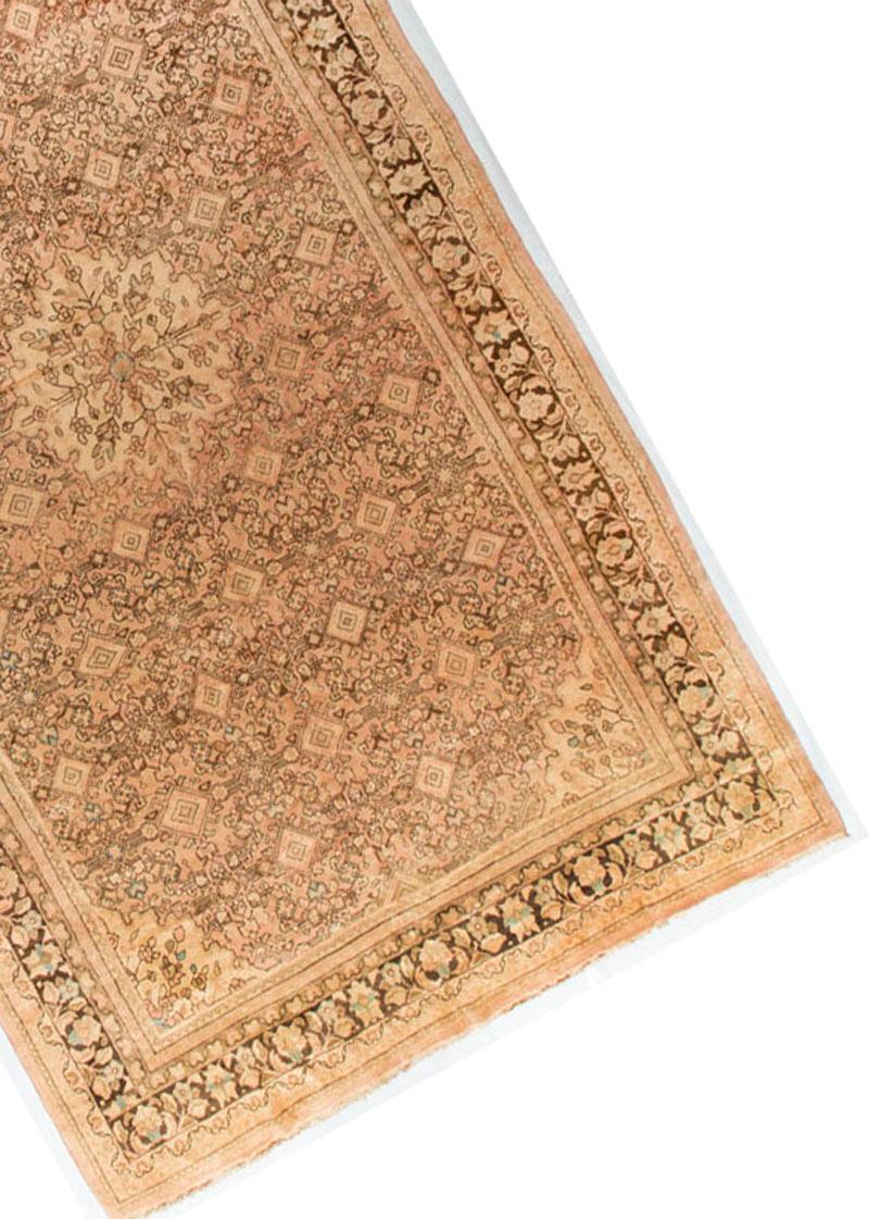 Großer großer persischer Täbriz-Teppich im Vintage-Stil, 1,82 m x 1,83 m (Handgewebt) im Angebot