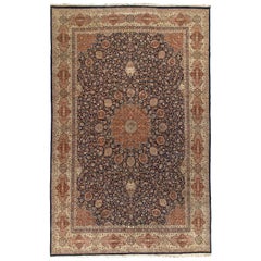 Oversize Vintage Persian Tabriz Rug 12' x 19'