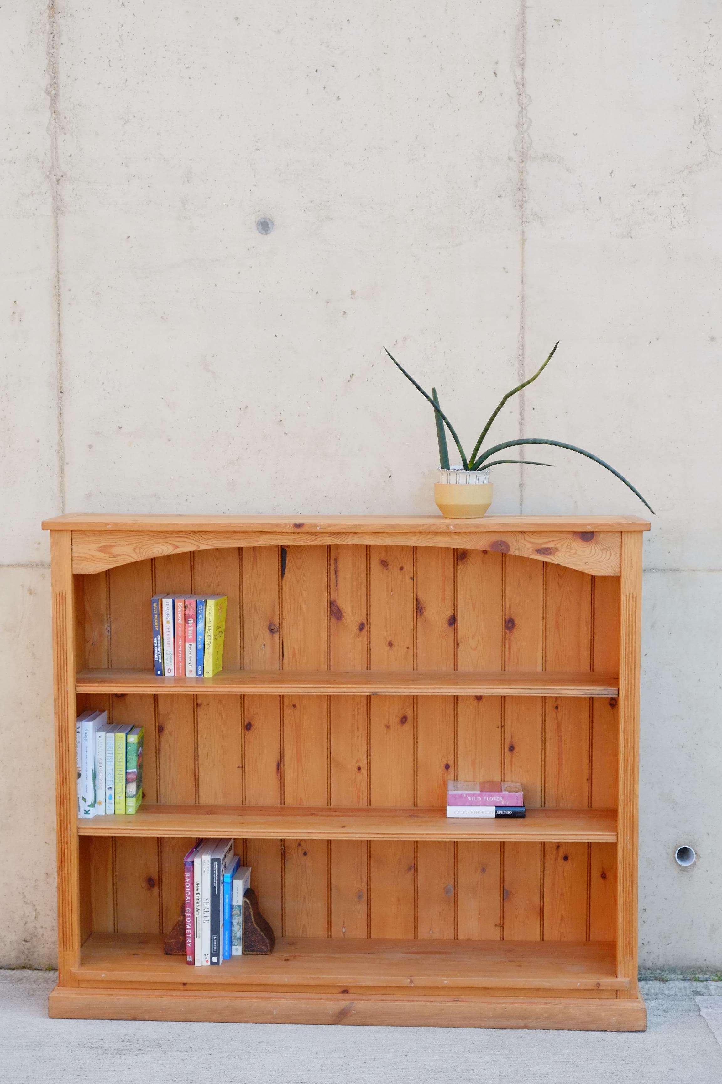 pine bookcase for sale