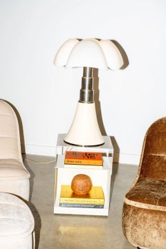 Large Vintage Pipistrello Lamp by Gae Aulenti for Martinelli Luce, 1970s