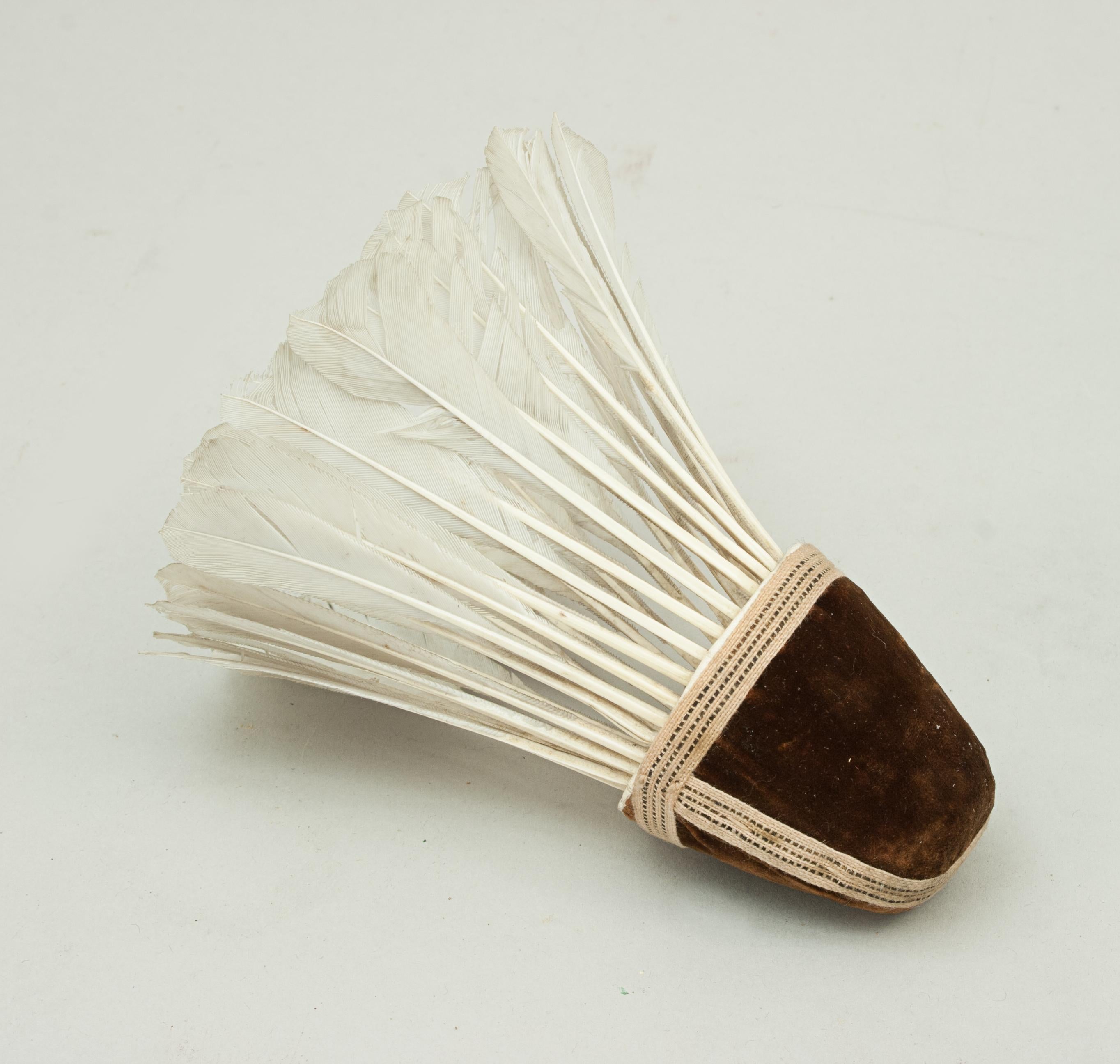 Large Vintage Plombē Battledore Badminton Shuttlecock at 1stDibs ...