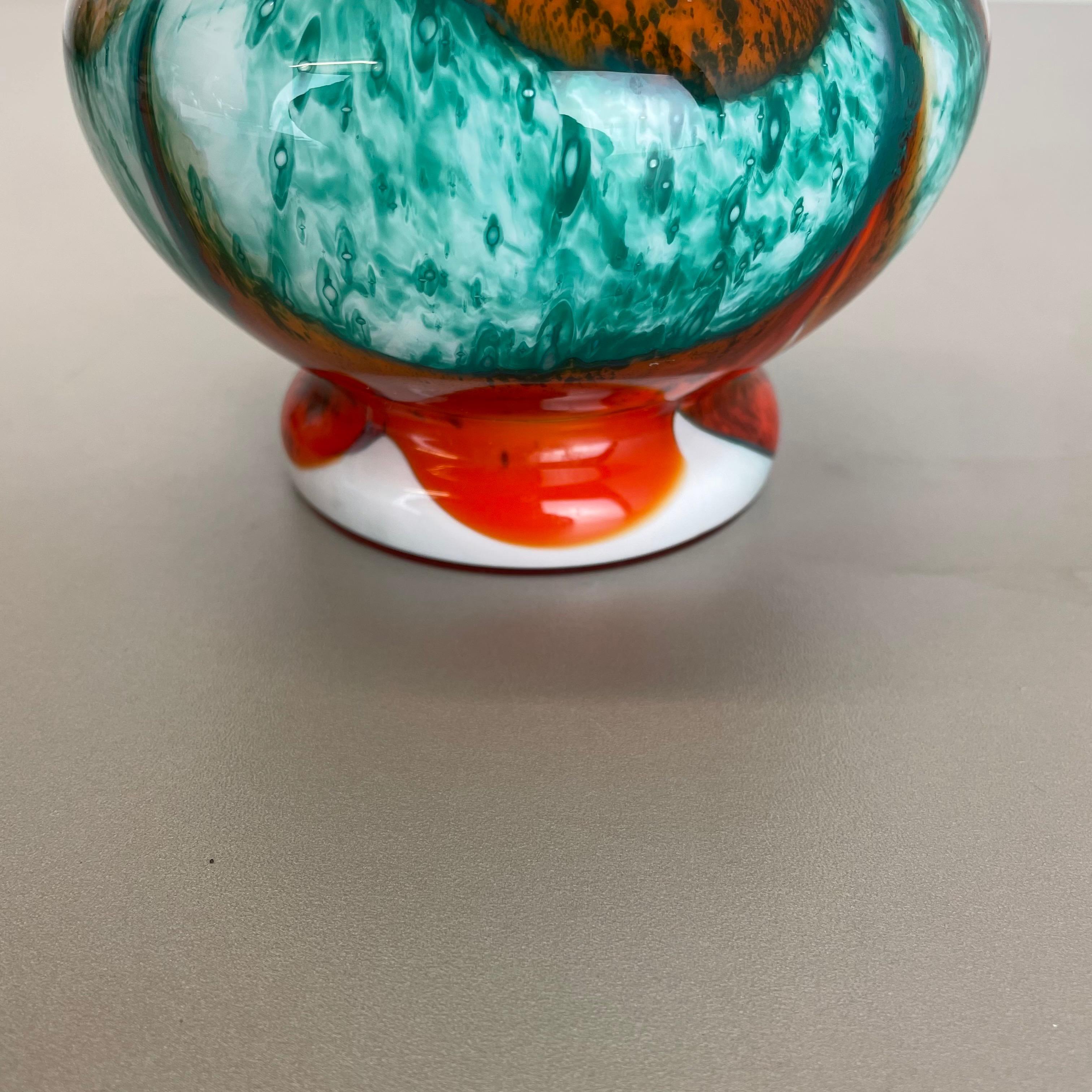 Große große Vintage-Pop-Art-Vase „Multicolor“ aus Opal, Florenz, Design, 1970er Jahre, Italien im Angebot 4