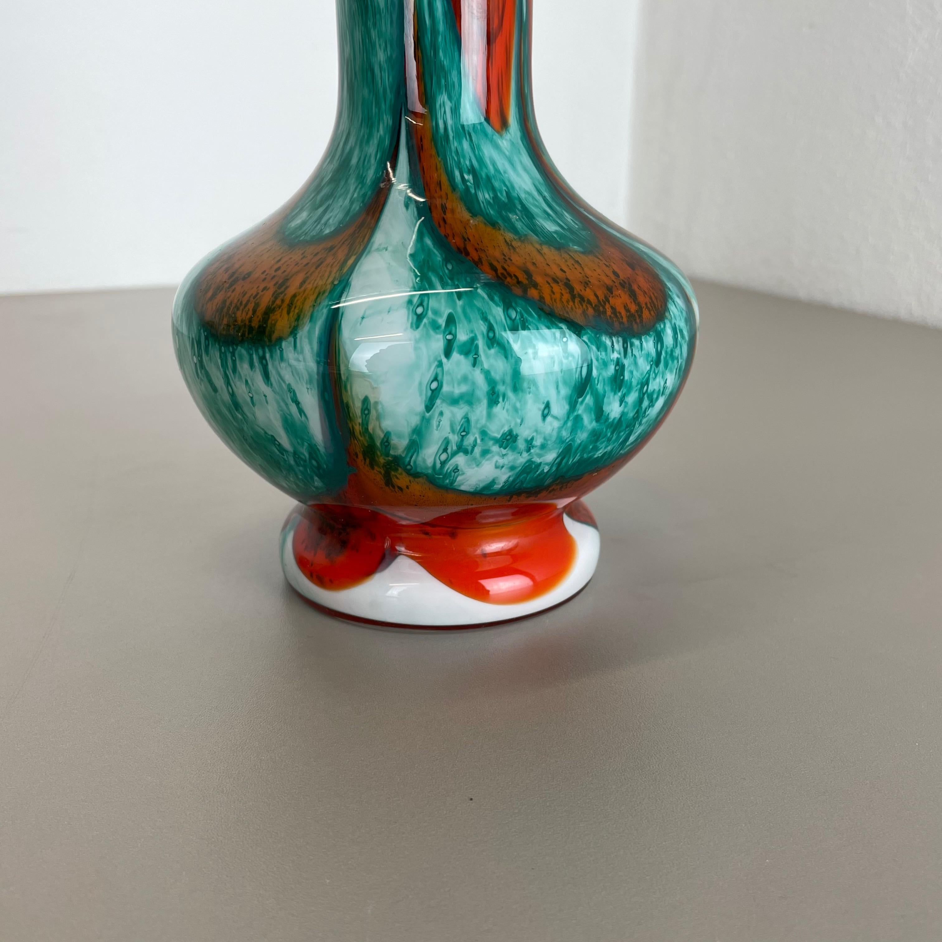 Große große Vintage-Pop-Art-Vase „Multicolor“ aus Opal, Florenz, Design, 1970er Jahre, Italien im Angebot 5