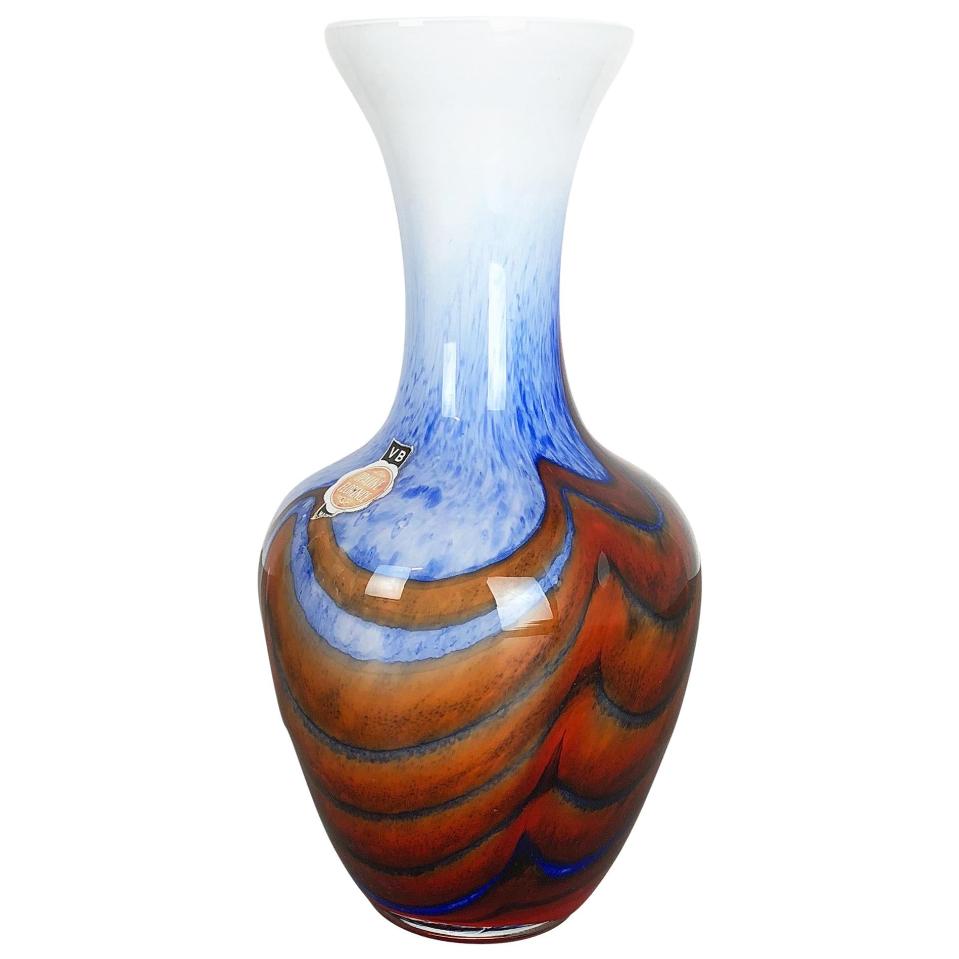 Große Vintage Pop-Art Opal-Vase aus Florenz, Design 1970er Jahre, Italien