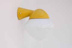 Large Vintage Porcelain Bathroom Sconce by Gunnar Nylund for IFÖ circa 1960s
