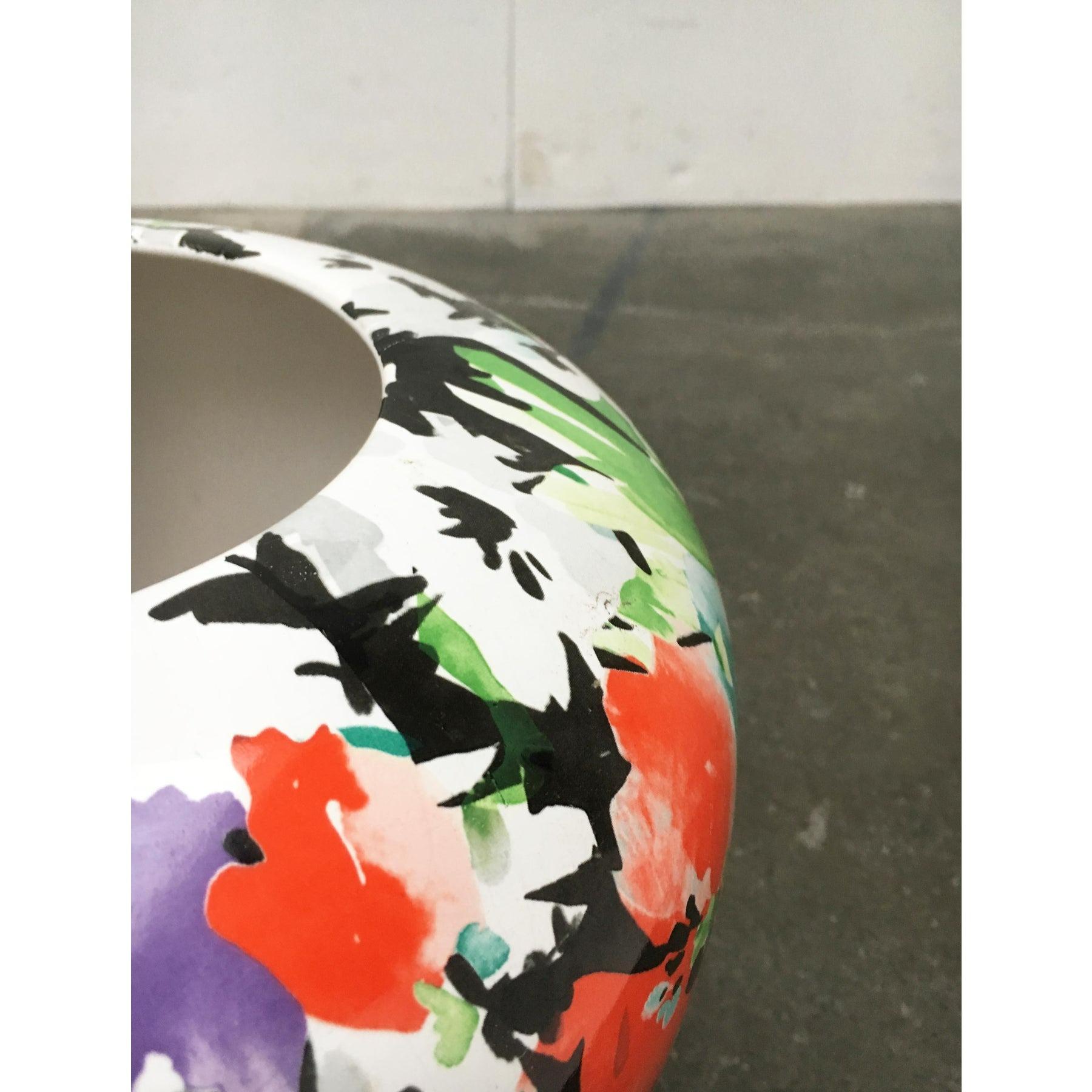 XX secolo Grande vaso da terra postmoderno tedesco floreale di Steuler in vendita