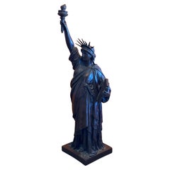 Large Vintage Resin Statue of Liberty Sculpture by Goldleaf Corporation