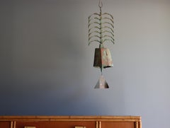 Large Vintage Ribbed Wind Chime/Bell by Paolo Soleri for Arcosanti Bronze 1970s