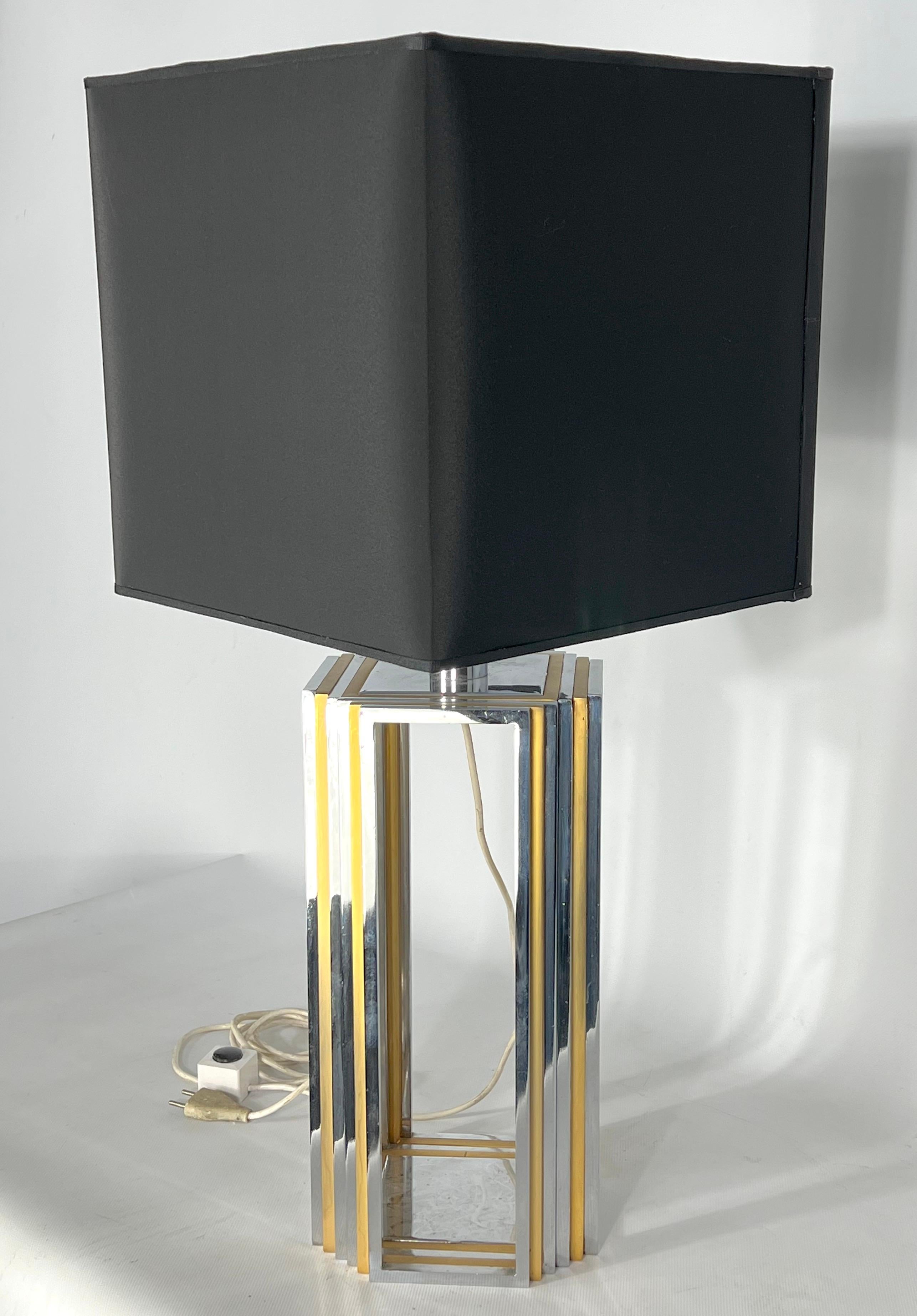 Grande lampe de bureau vintage attribuée à Romeo Rega, années 70 en vente 6