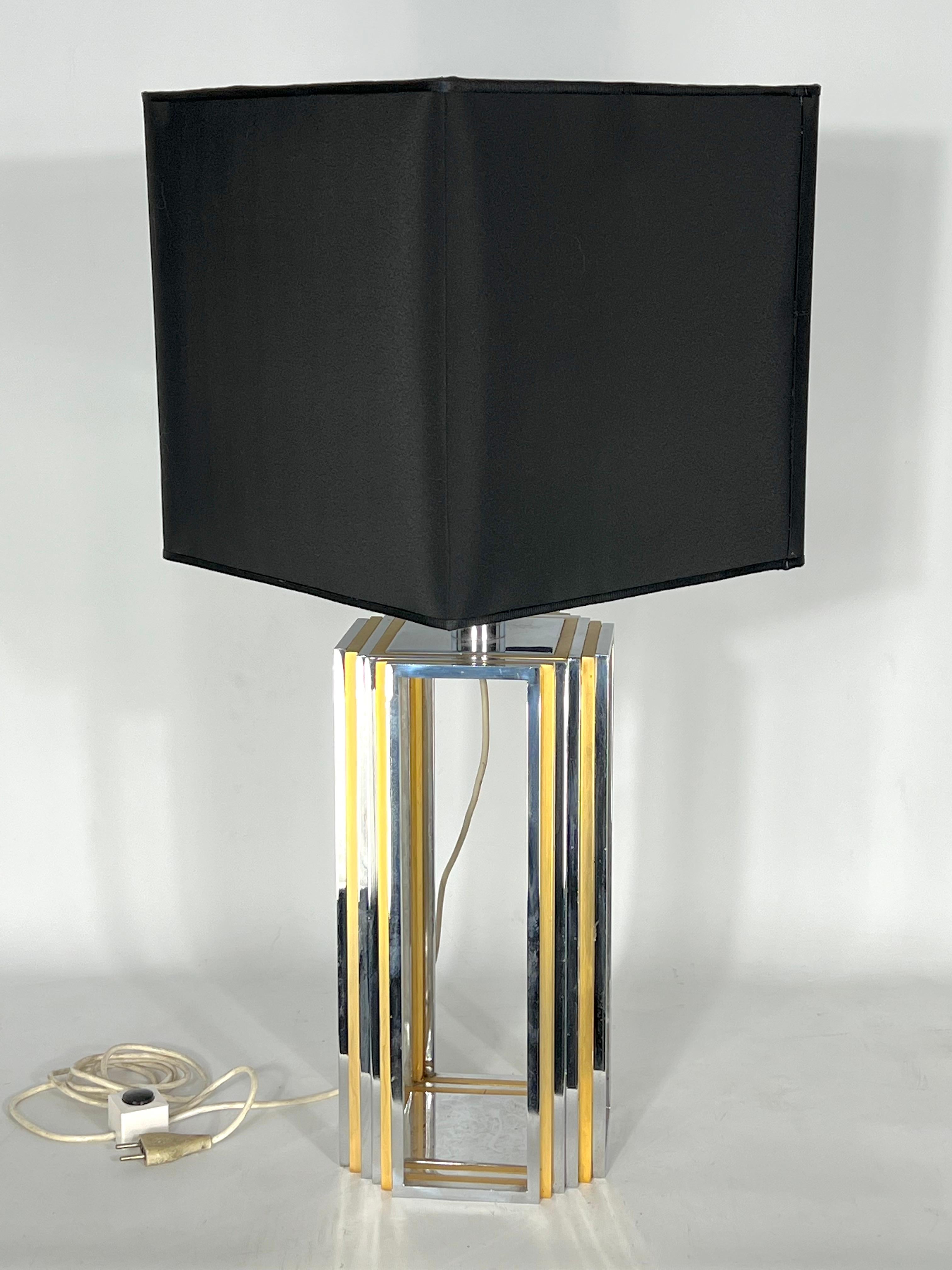 Grande lampe de bureau vintage attribuée à Romeo Rega, années 70 en vente 8