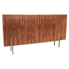 Large vintage rosewood sideboard / highboard made in the 60