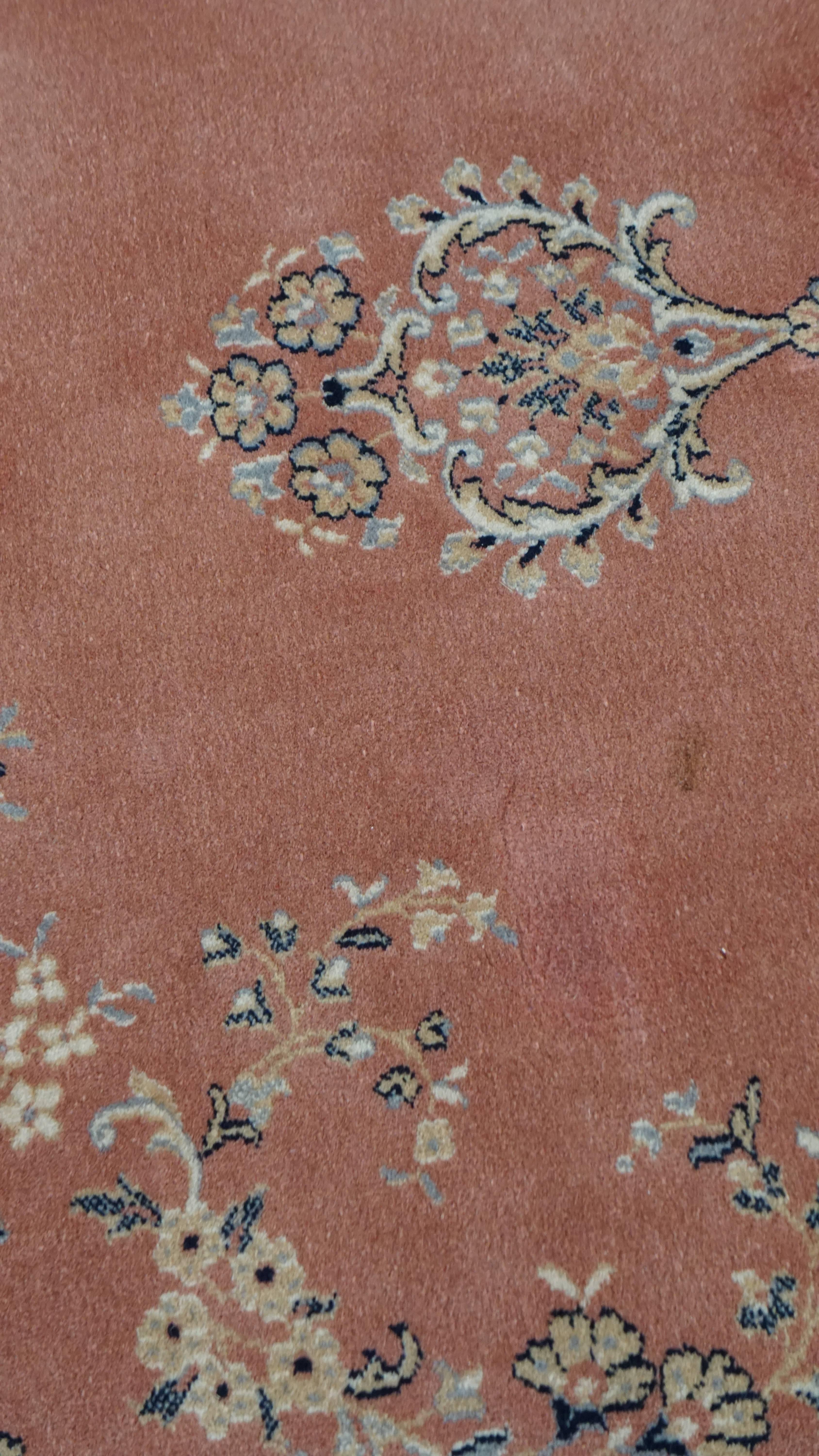 Großer Vintage-Teppich - 300x200cm (Baumwolle) im Angebot